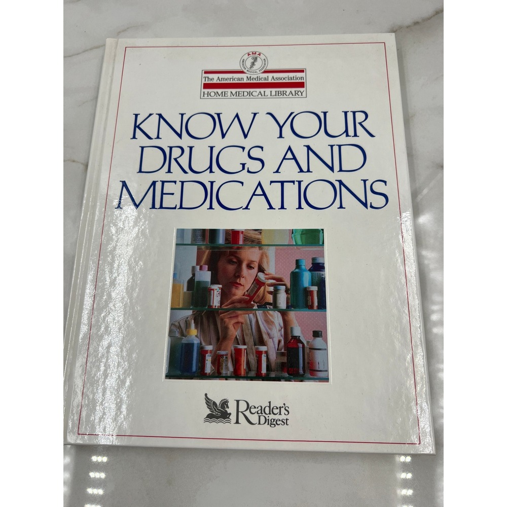 Know Your Drugs and Medications American Medical Association Hardcover Book